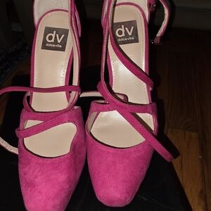 Dolce Vita Fuchsia Strappy Heels
